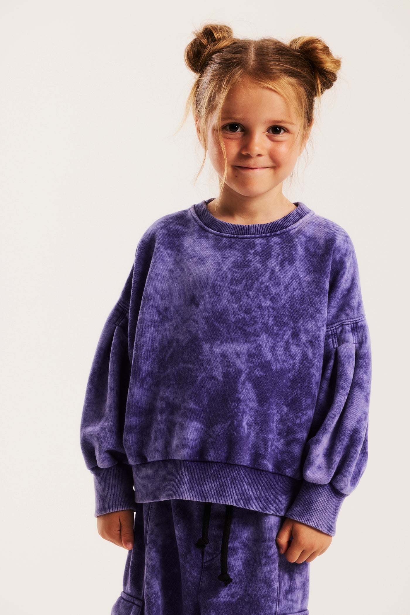 Minikid Acid purple balloon sweatshirt