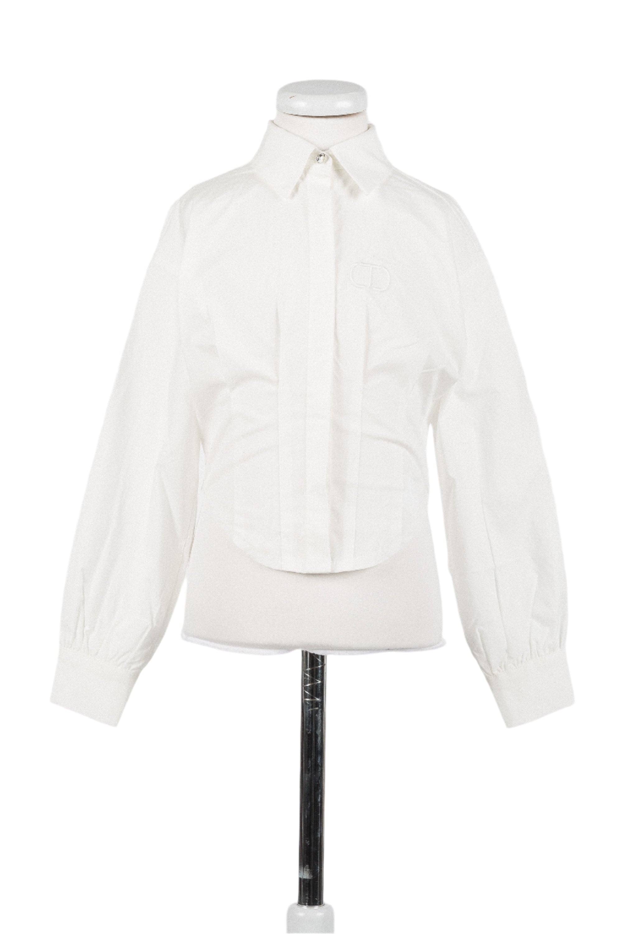 Twinset Hidden button off white shirt