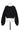Twinset Braid knit detail black sweatshirt