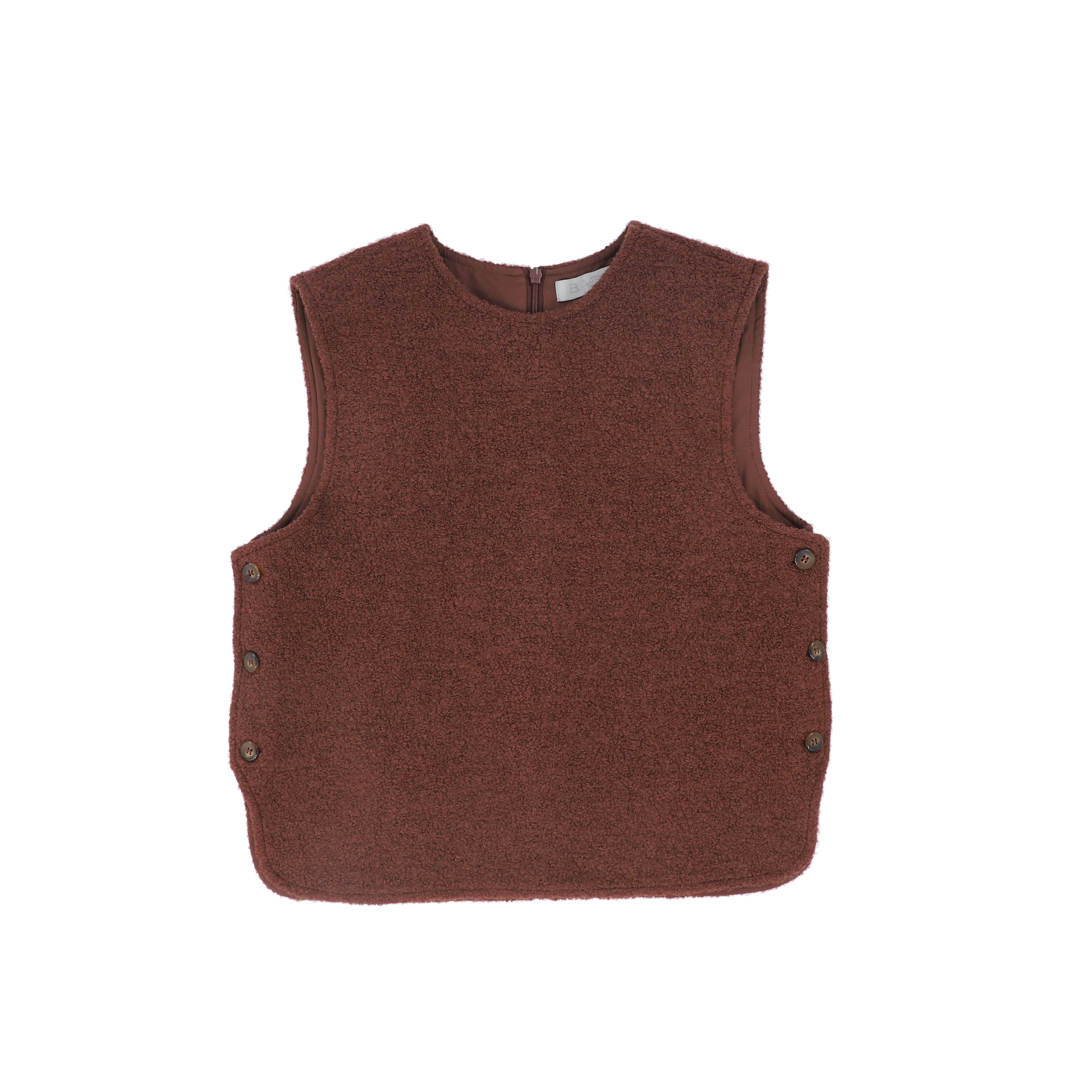Bace Boucle wool vest - Flying Colors