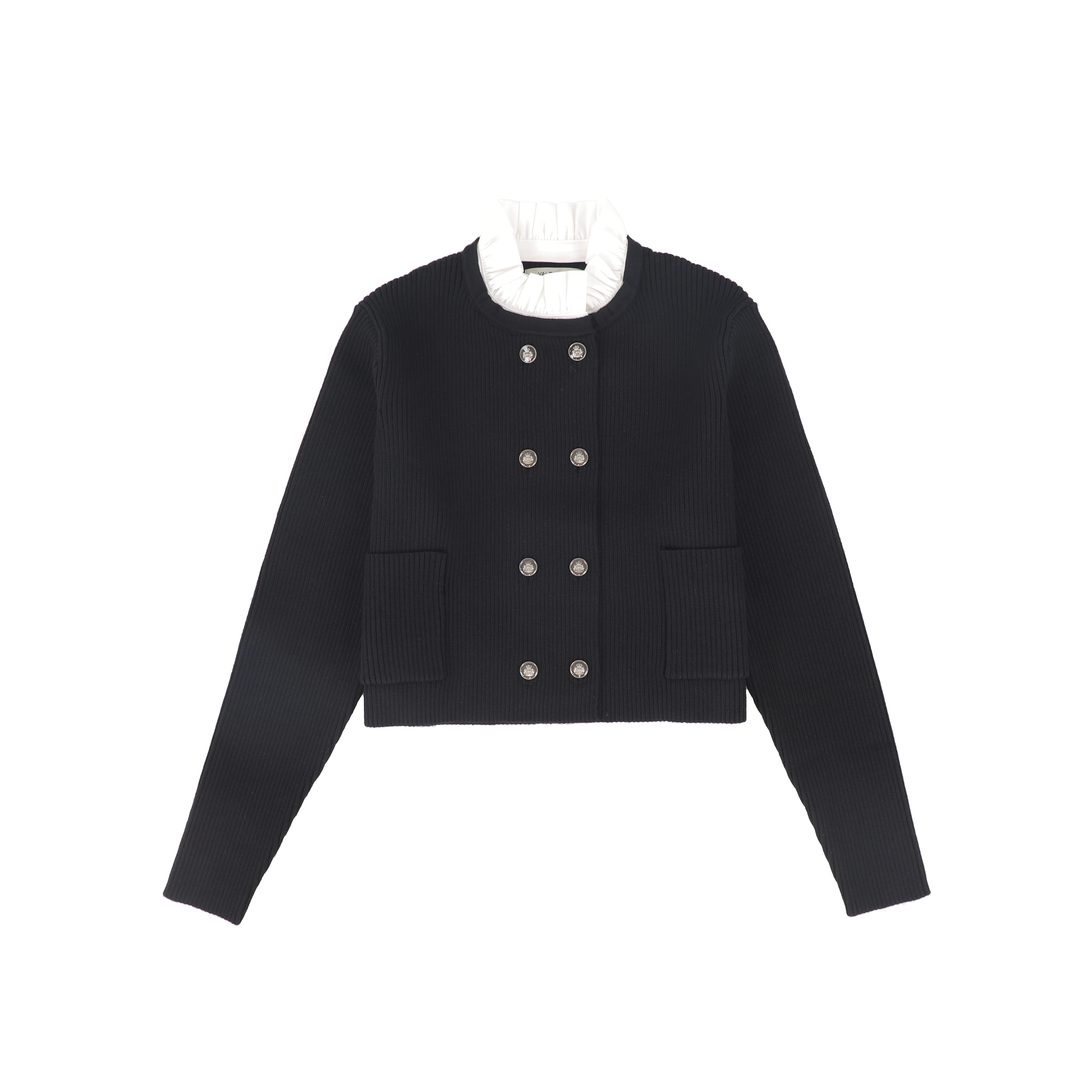 Valentina Double button black blazer