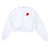 Heart white sweatshirt by Pinko