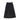 Bace Pleat button black maxi skirt