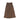 Valentina Contrast seam brown maxi skirt