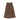 Valentina Contrast seam brown maxi skirt
