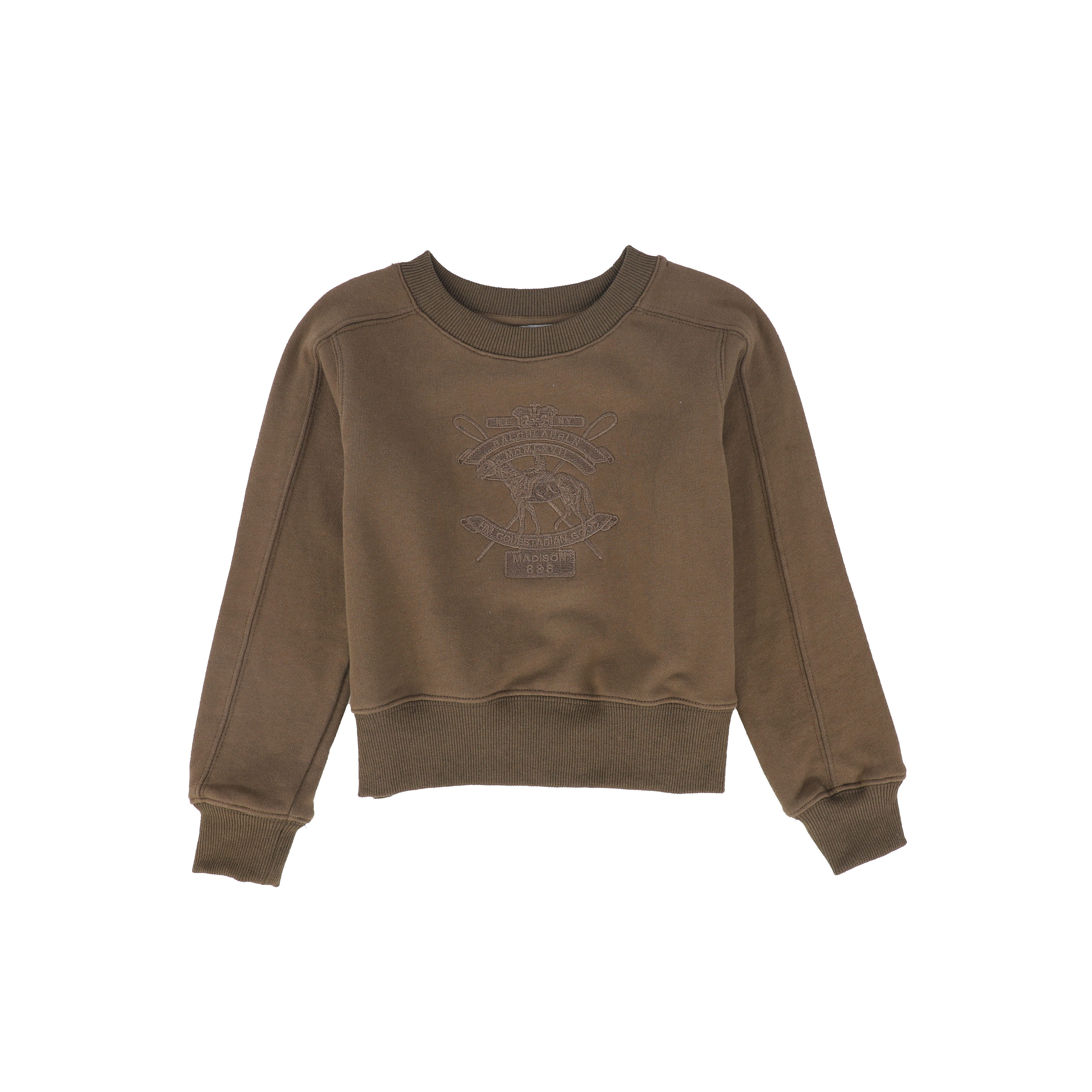 Bace Embroidered horse brown sweatshirt
