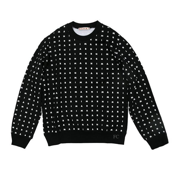 Black marni print sweatshirt by Marni
