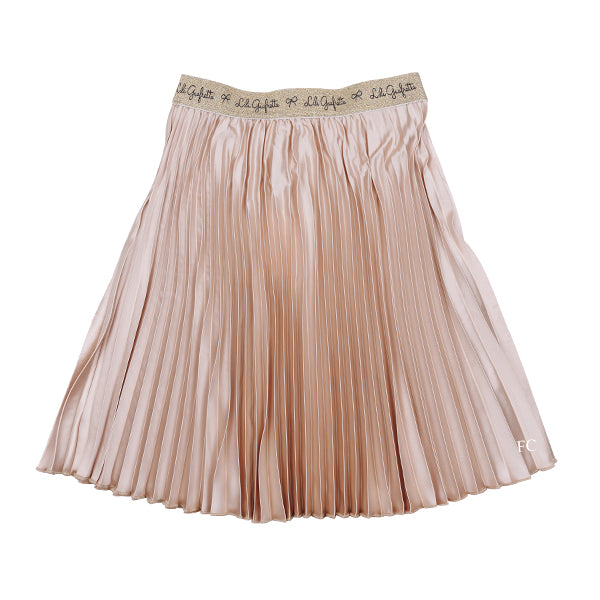 Gold pleated skirt by Lili Gaufrette