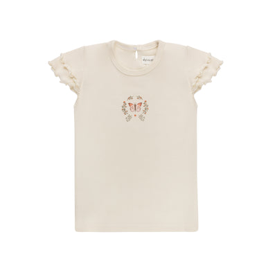 Garden floral ivory girl bloomer set by Ely's & Co