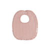 Lace trim pink bib by Ely's & Co