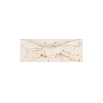 Floral printed ivory headband by Ely's & Co