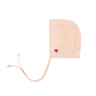 Heart pink footie by Ely's & Co