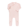 Kimono baby pink footie + bonnet by Ely's & Co