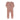 Aurora Cross Stitch Pink Heart Velour Footie