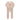 Ely's & Co Stripe velour ivory/pink footie - Flying Colors
