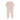 Ely's & Co Velour stripe light pink footie + beanie