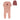 Ely's & Co Autumn kids pink footie