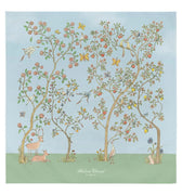 In Bloom Blue Swaddle by Atelier Choux - Flying Colors