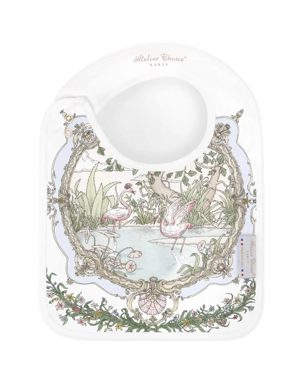 Atelier Choux Tapestry satin bib