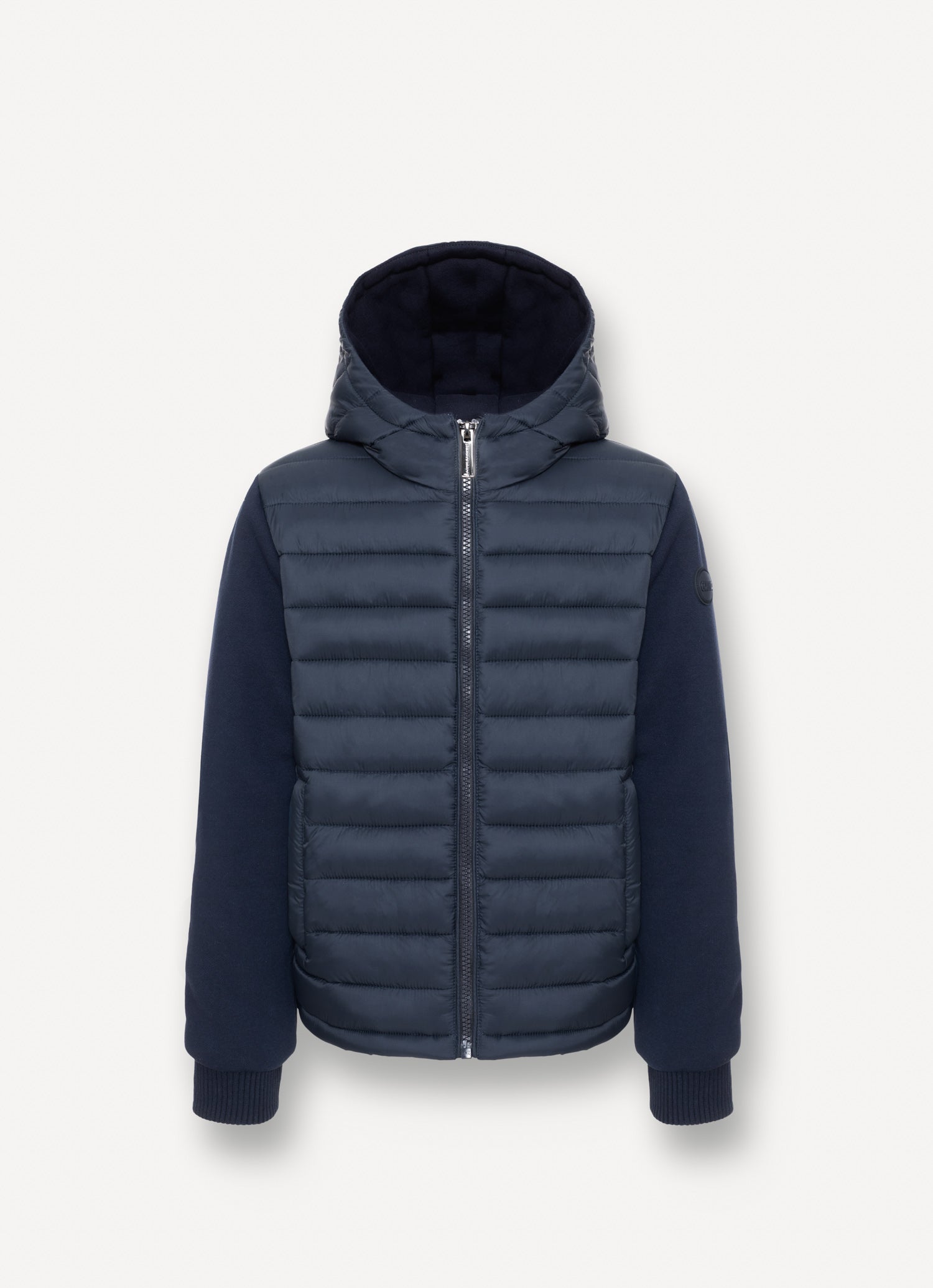 Colmar Multi material navy hoodie jacket