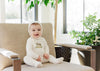 Watercolor cradle ivory boy 3 pc set by Ely's & Co