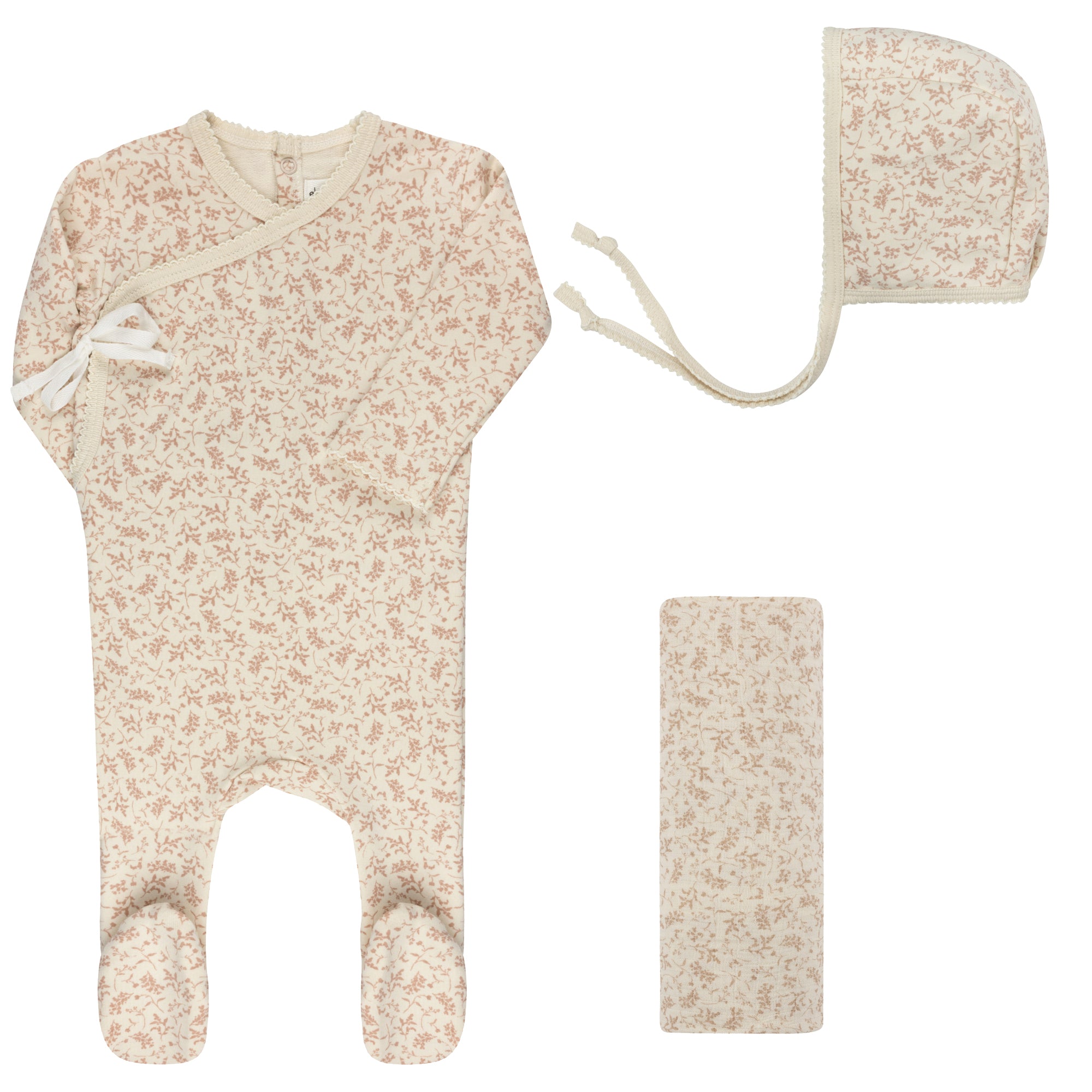 Ely's & Co  Vine ivory/pink take me home set
