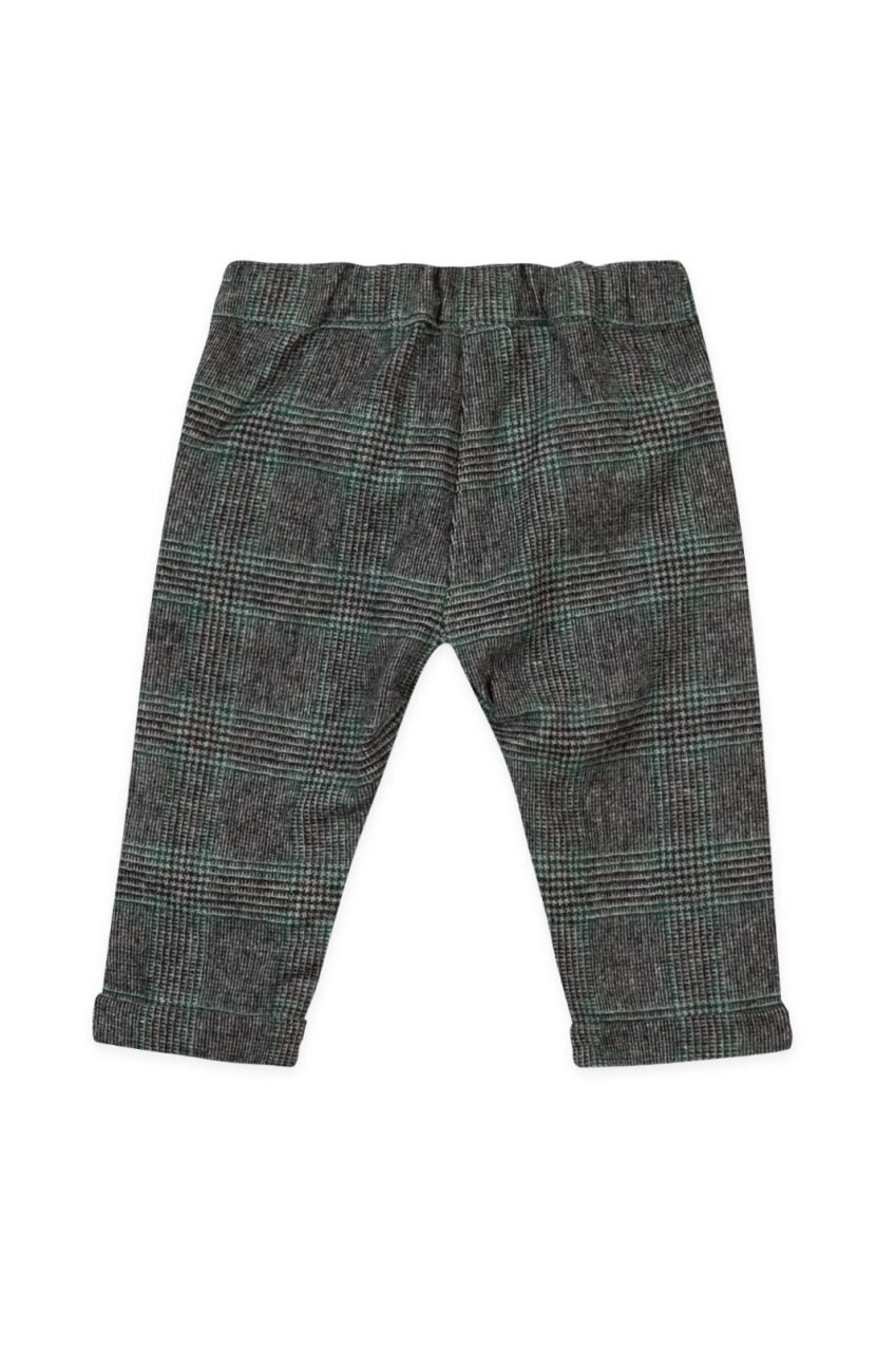 Houndstooth green pants by Tartine Et Chocolat