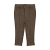 Knit heather brown stretch pants by Lil Leggs