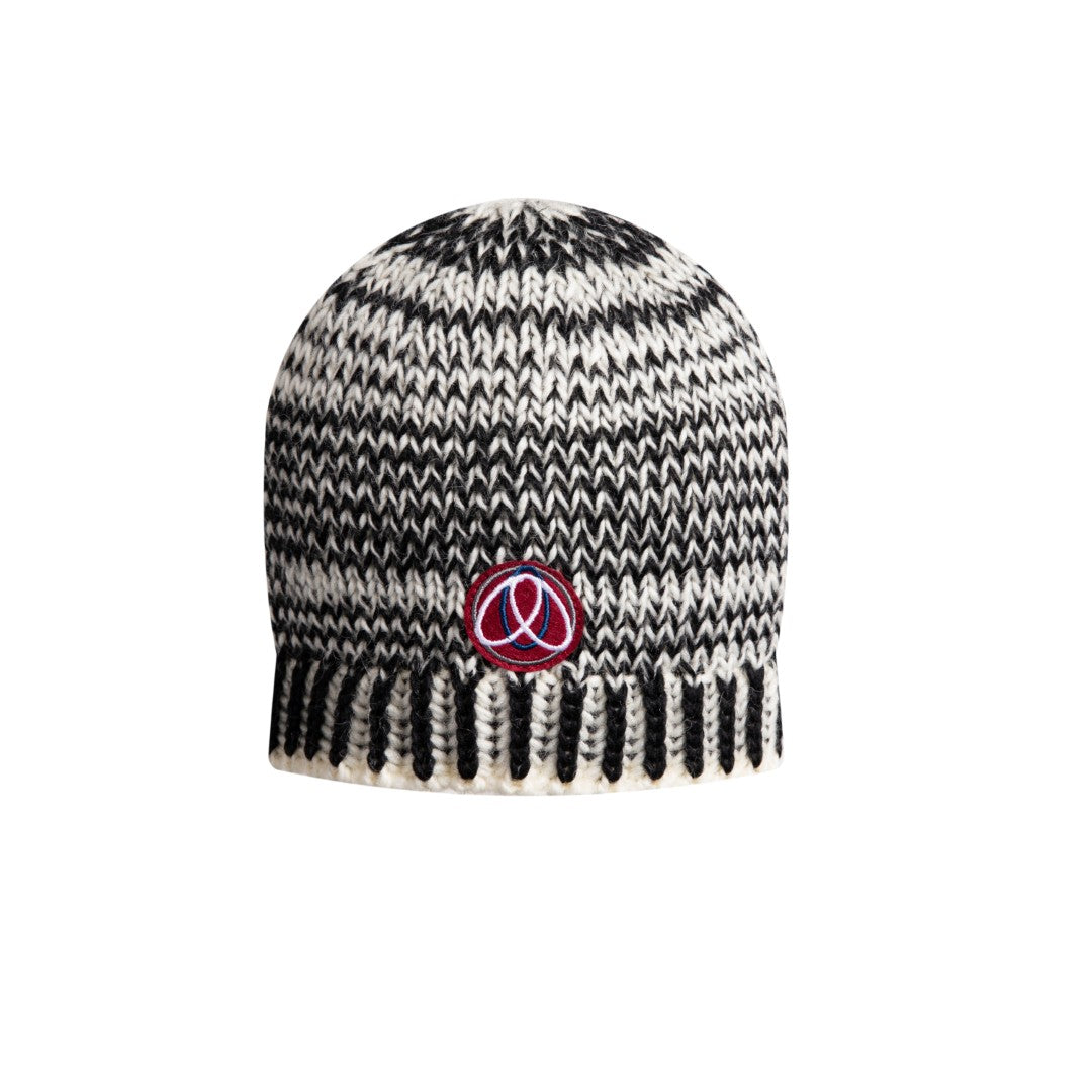 Ellabee Off white/black knit hat