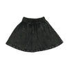 Structured black denim skirt by Lil Leggs