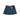 Buho Pleated denim skirt