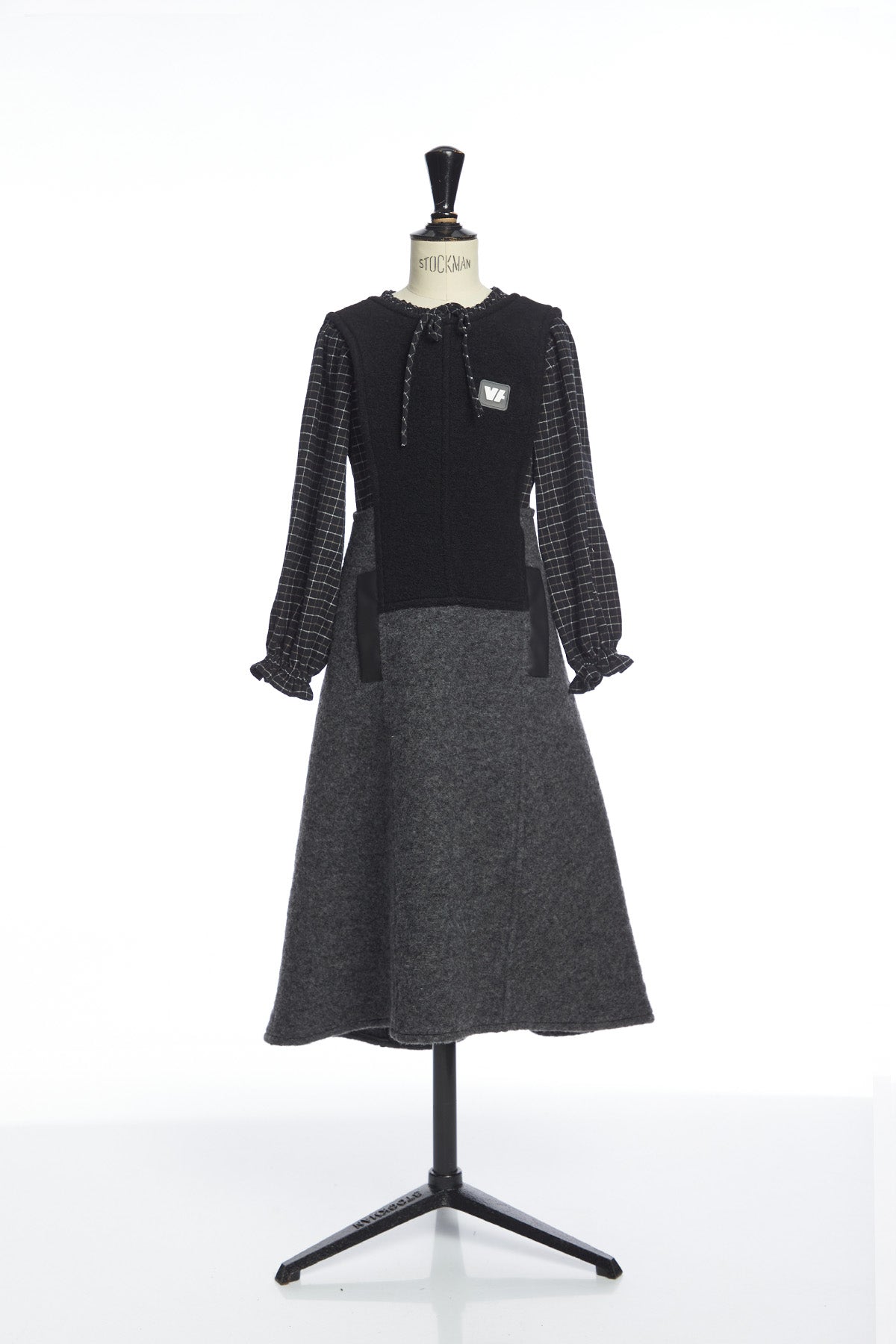 Venera Arapu Forest glow anthracite overdress