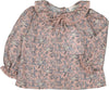 Romantic pink flower blouse set by Louis Louise