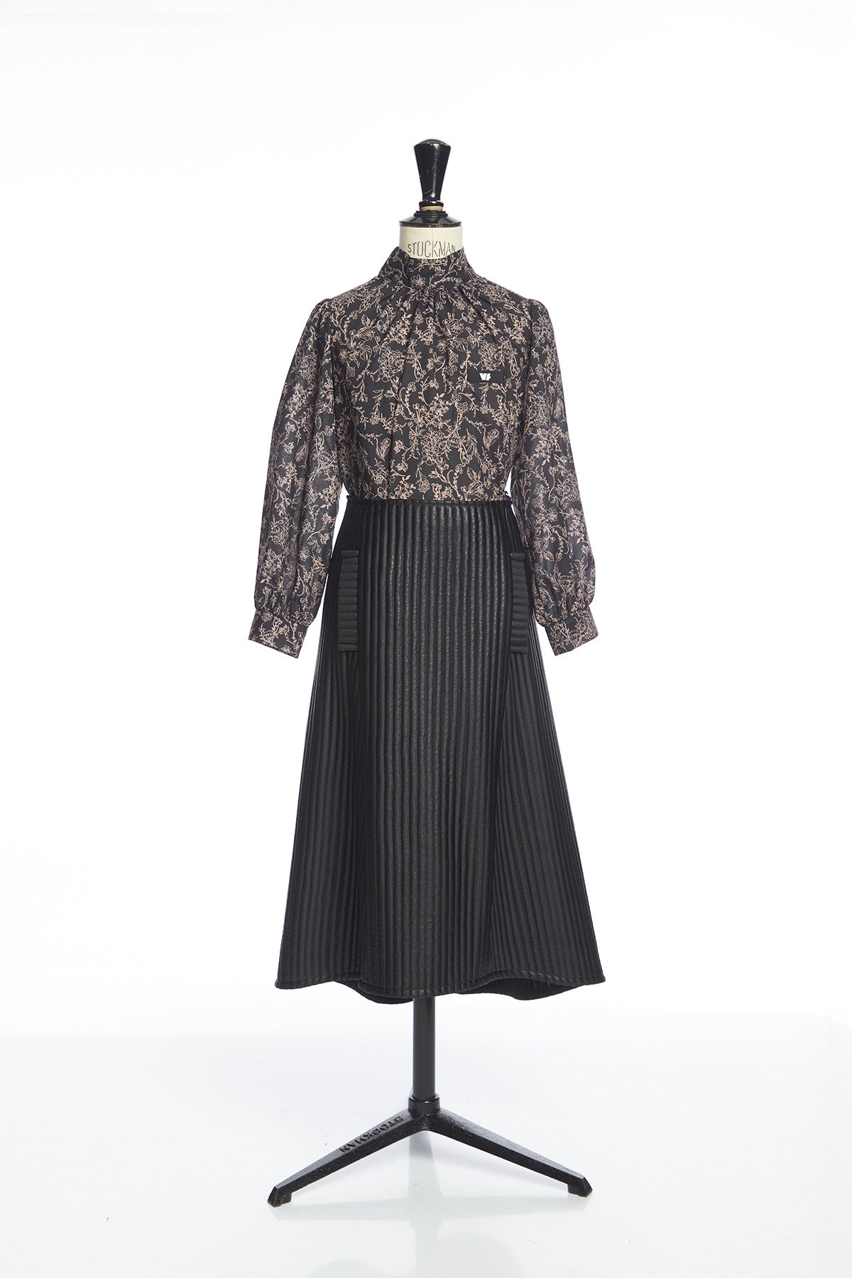 Venera Arapu Bold riv stripe skirt