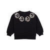 Necklace Soft Black Sweatshirt by Wynken
