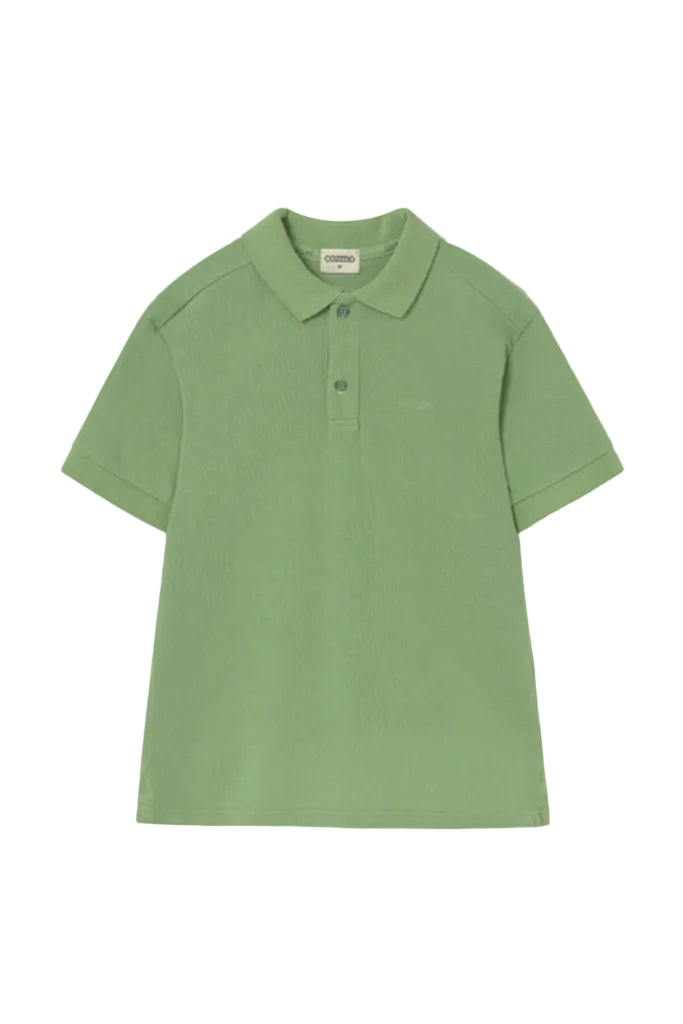 Cozmo Pique green polo - Flying Colors
