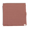 Rosewood with flower cotton bunny blanket by Lilette