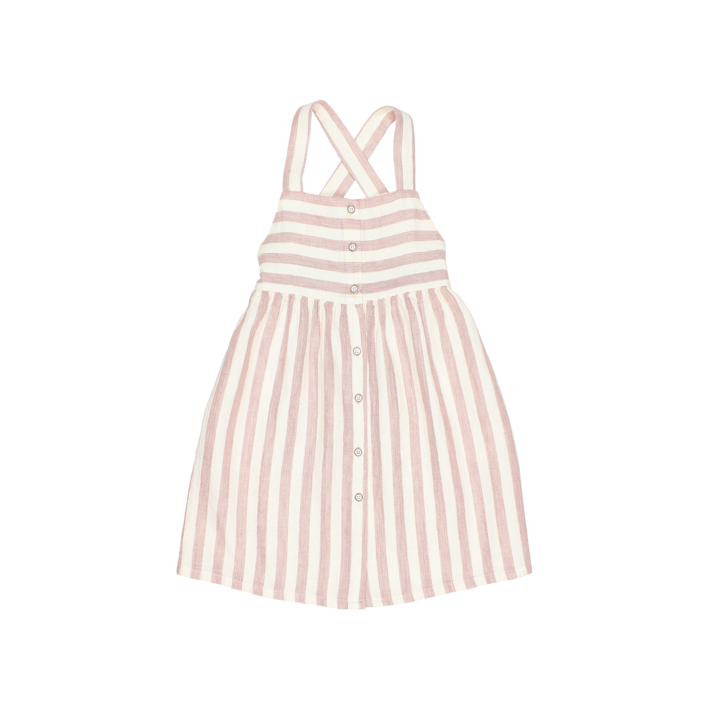 Desert red stripes dress by Buho