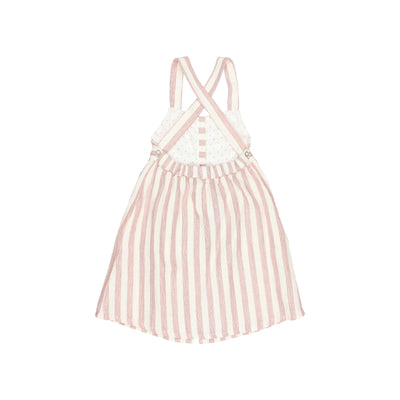 Desert red stripes dress by Buho