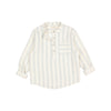 Sky grey stripes shirt by Buho