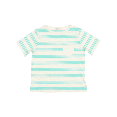 Pool green stripes t-shirt by Buho