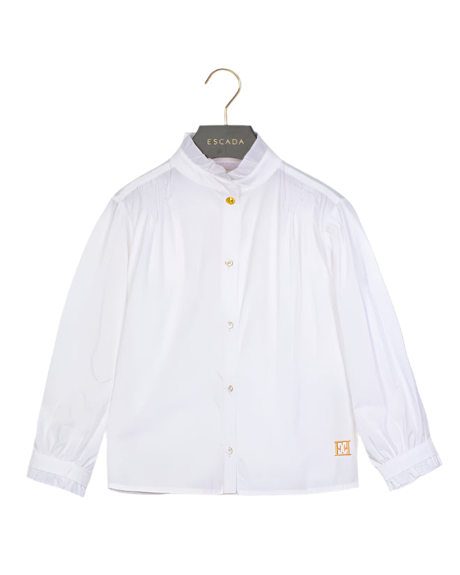 Escada Ruffle neck blouse