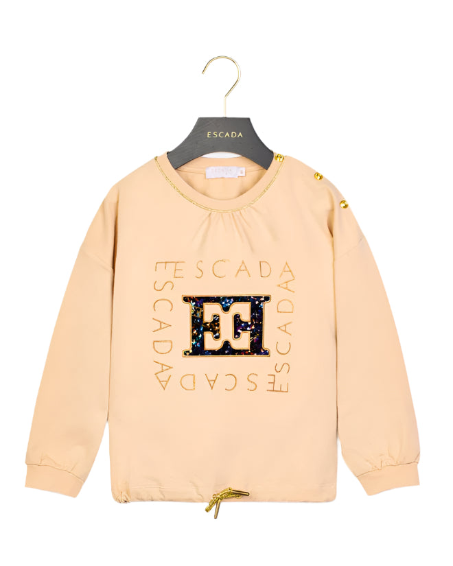 Escada Gold detail sweatshirt