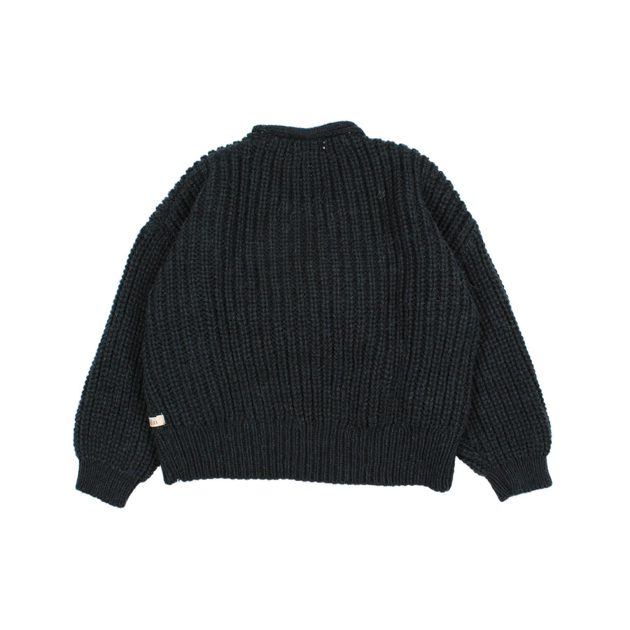 Deep forest soft knit cardigan by Buho