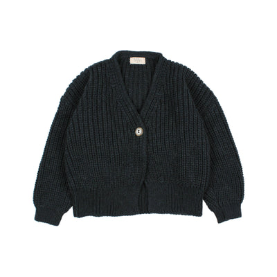 Deep forest soft knit cardigan by Buho