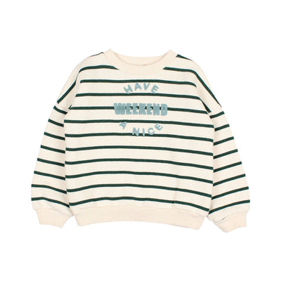 Weekend stripes sweatshirt by Buho