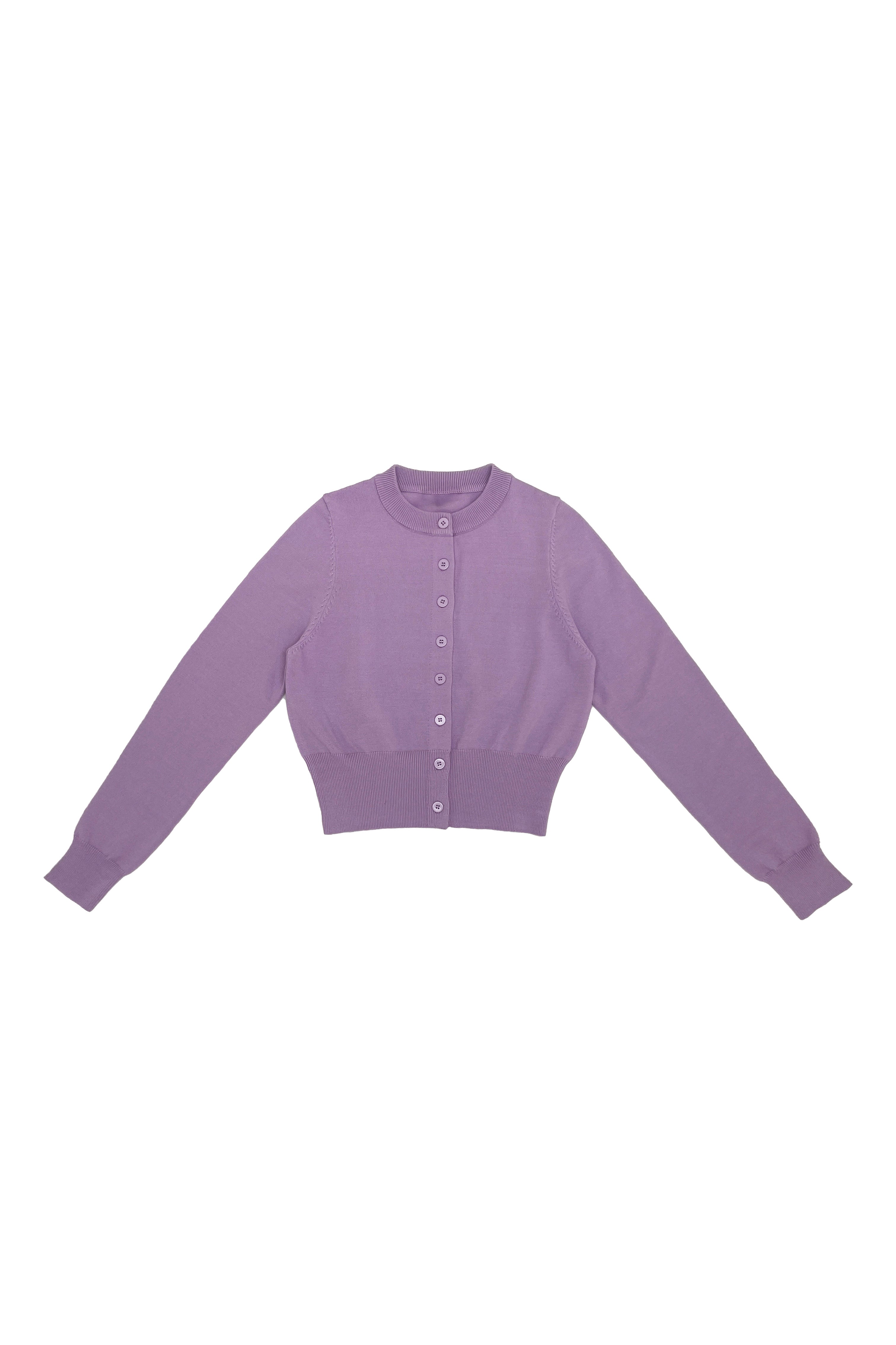Zaikamoya Kate lilac cardigan