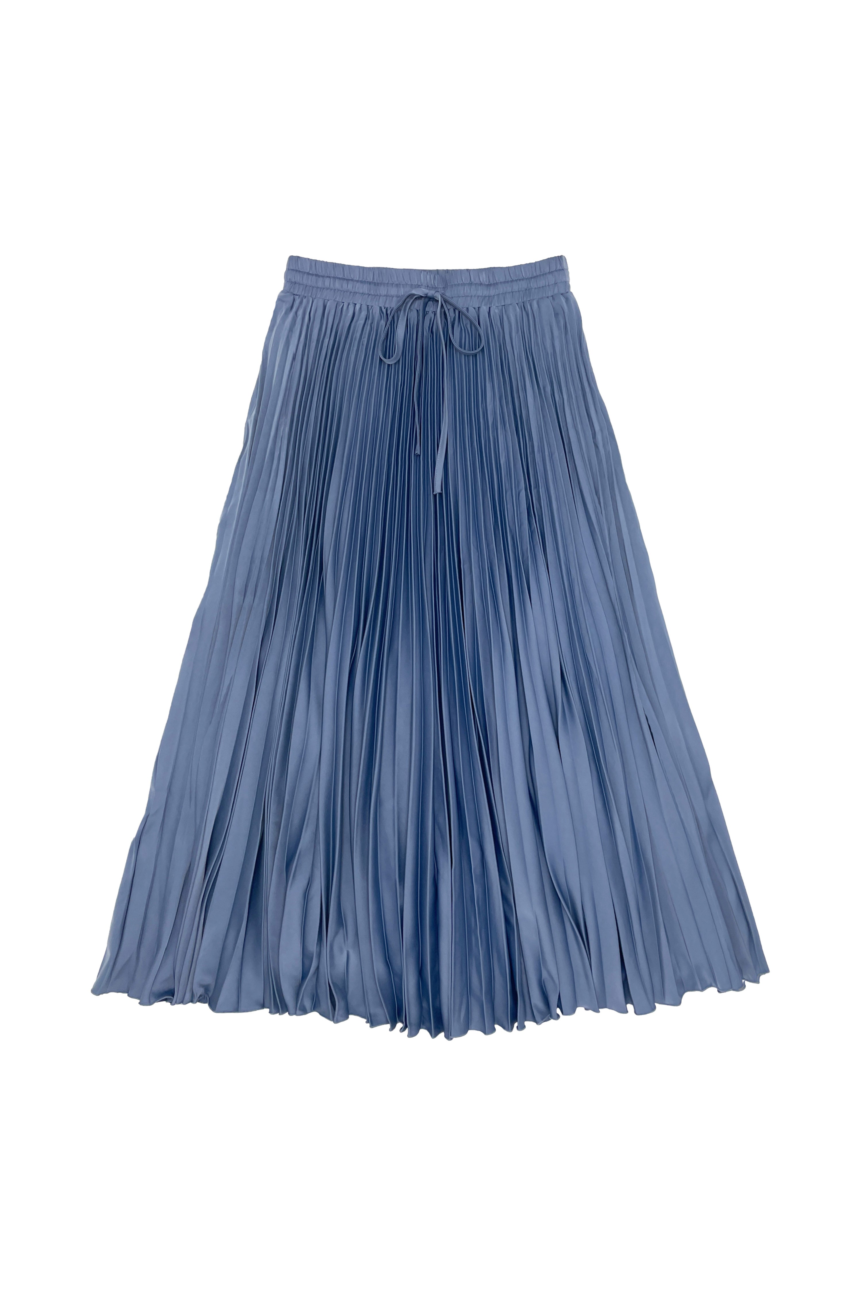 Zaikamoya Klara dusty blue skirt