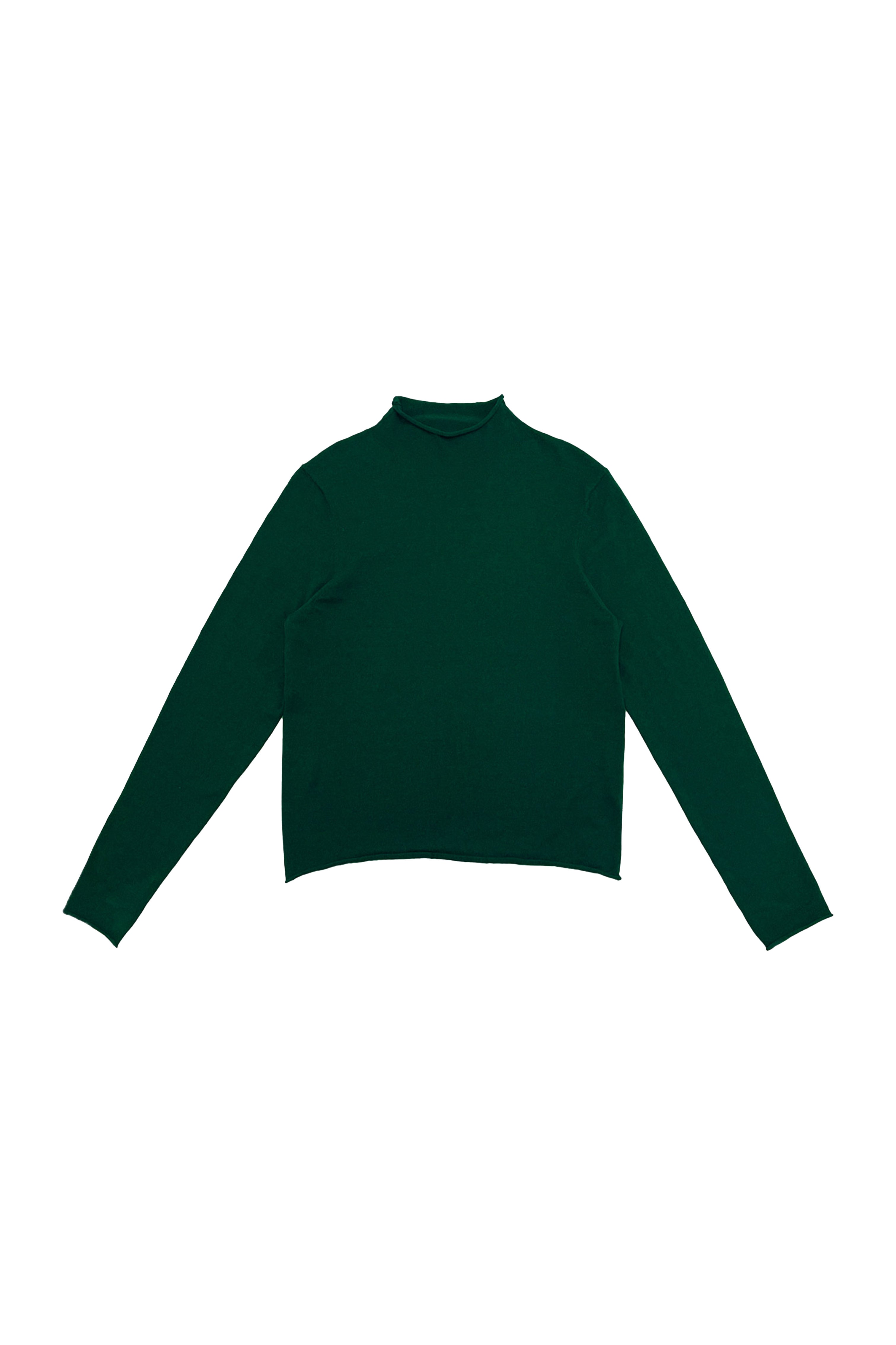 Zaikamoya Abby forest green sweater