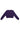 Zaikamoya Mariane purple cardigan